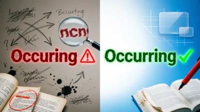 Occurring vs Occuring