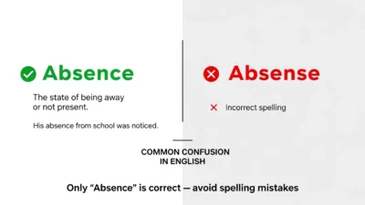 Absence vs Absense