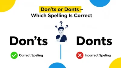 Don’ts or Donts