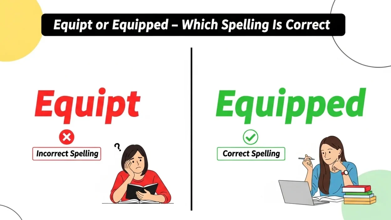 Equipt vs Equipped