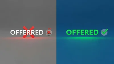 Offerred vs Offered
