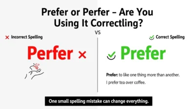 Perfer vs Prefer