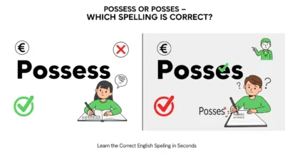 Possess vs Posses