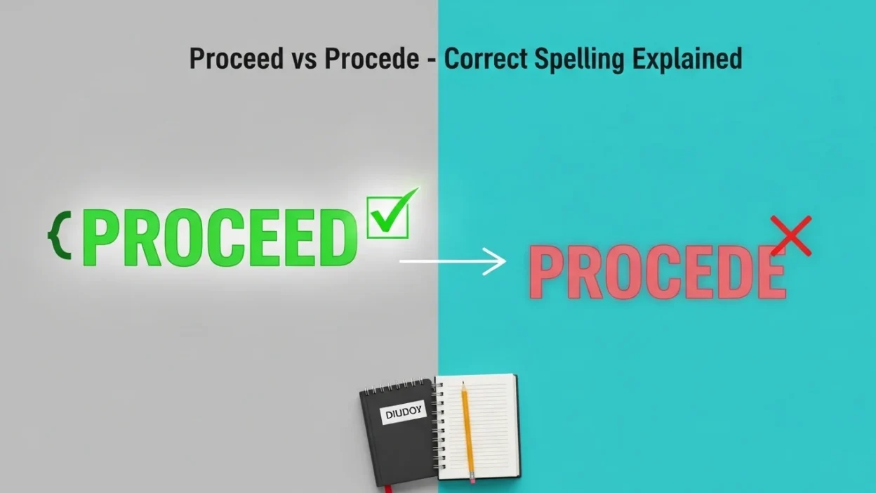 Proceed vs Procede