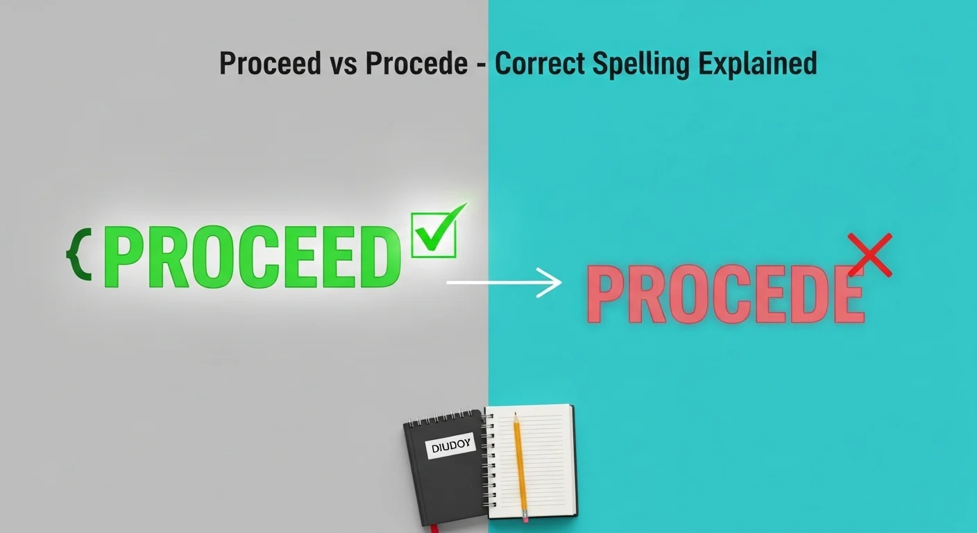 Proceed vs Procede: Meaning, Differences, and the Correct Spelling You ...