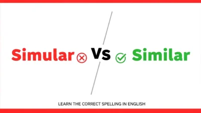 Simular vs Similar