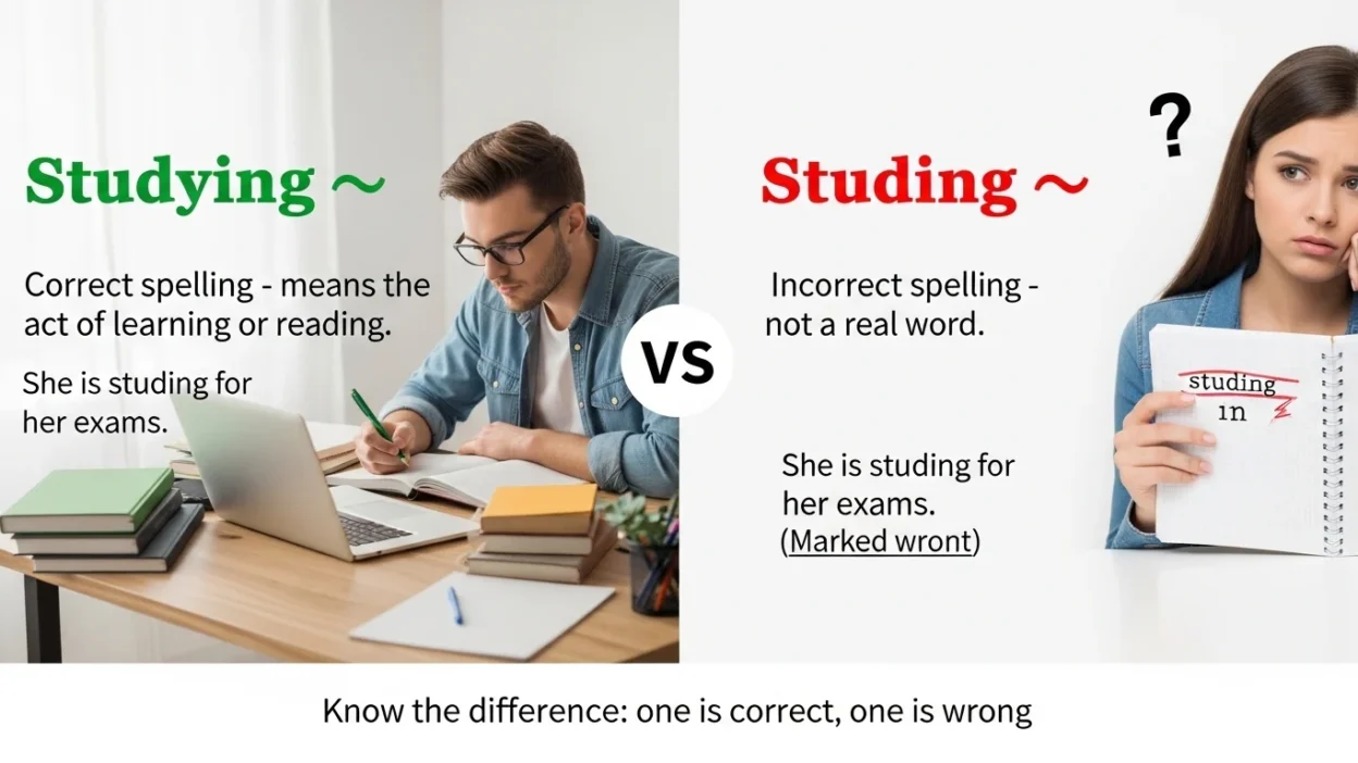 Studying vs Studing