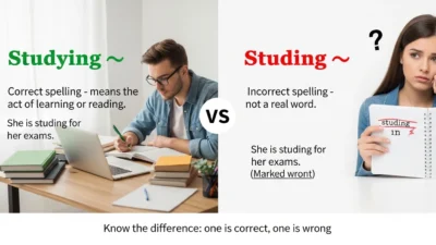 Studying vs Studing