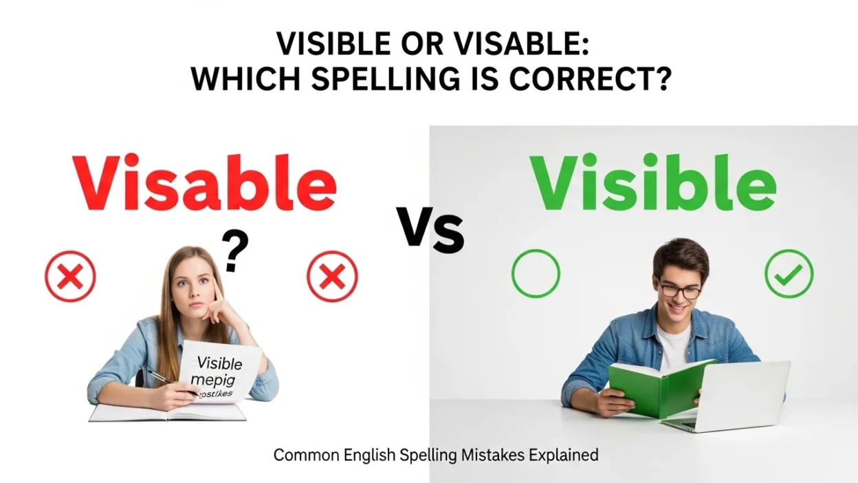 Visible or Visable