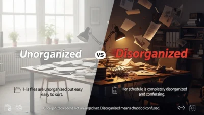 Disorganized vs Unorganized
