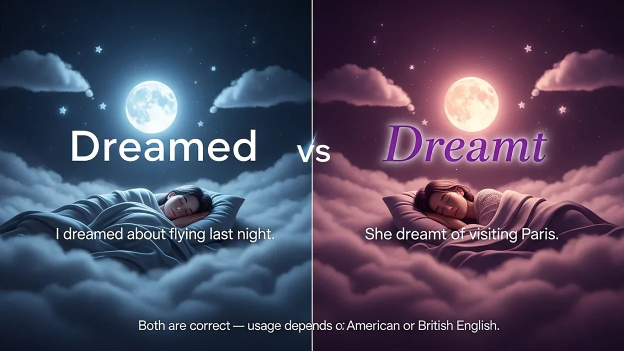 Dreamed vs Dreamt