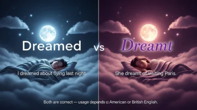 Dreamed vs Dreamt