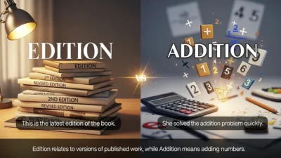 Edition vs Addition