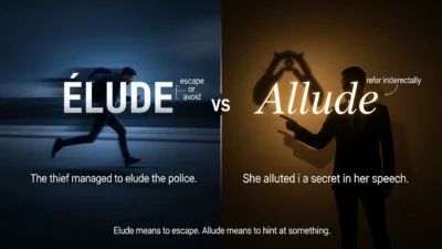 Elude vs Allude