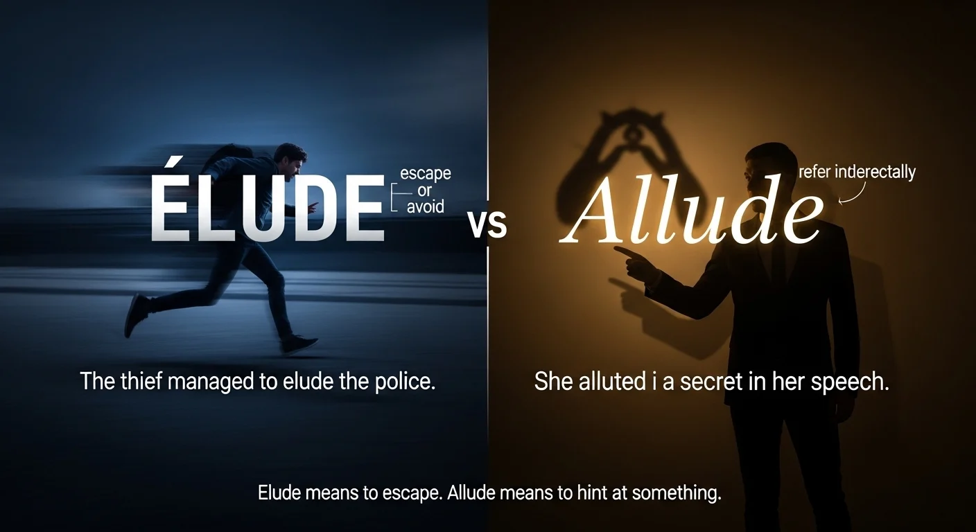 Elute Def Elude vs Allude: What’s the Difference and How to Use Them Correctly?