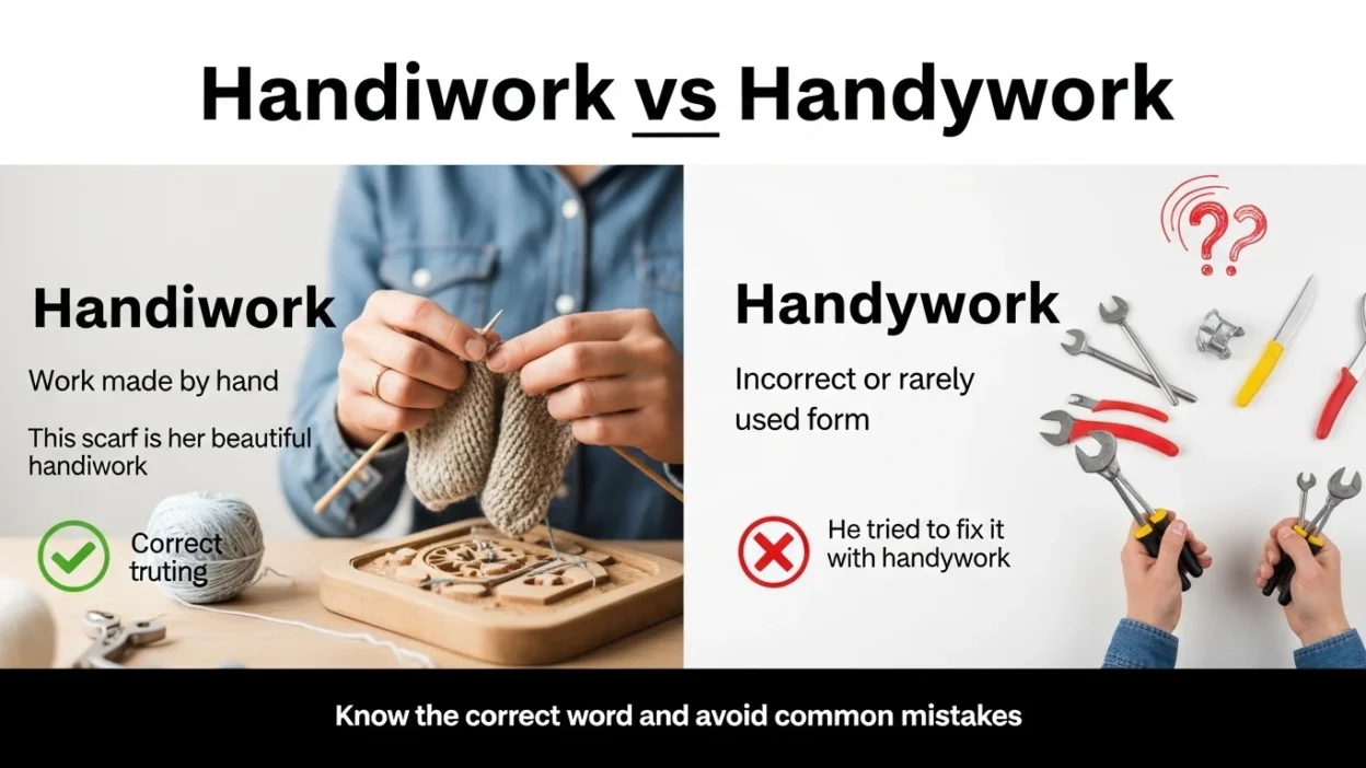 Handiwork vs Handywork