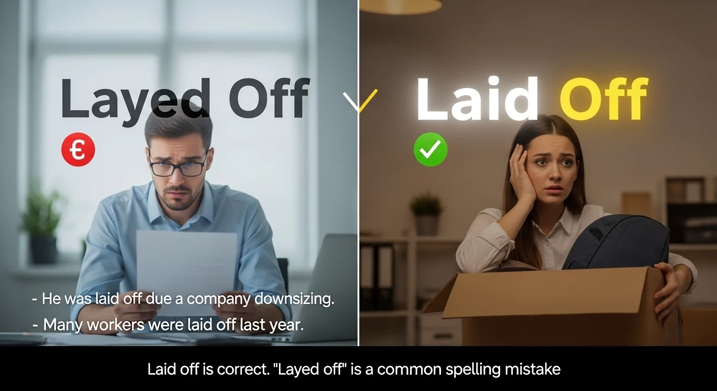 Laid Off vs Layed Off: What’s Correct and Why It Matters