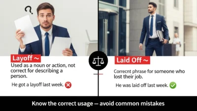 Layed Off vs Laid Off