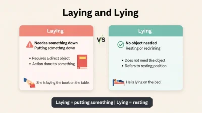 Laying vs Lying