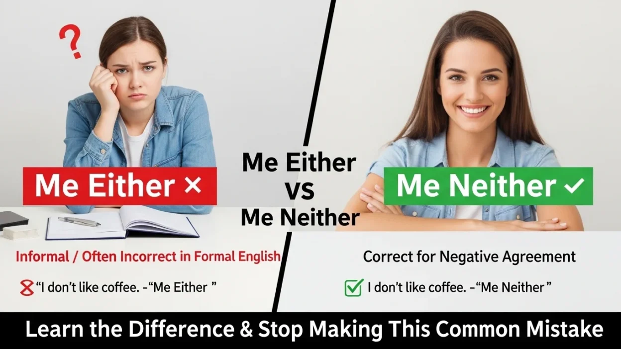 Me Either vs Me Neither