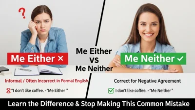 Me Either vs Me Neither