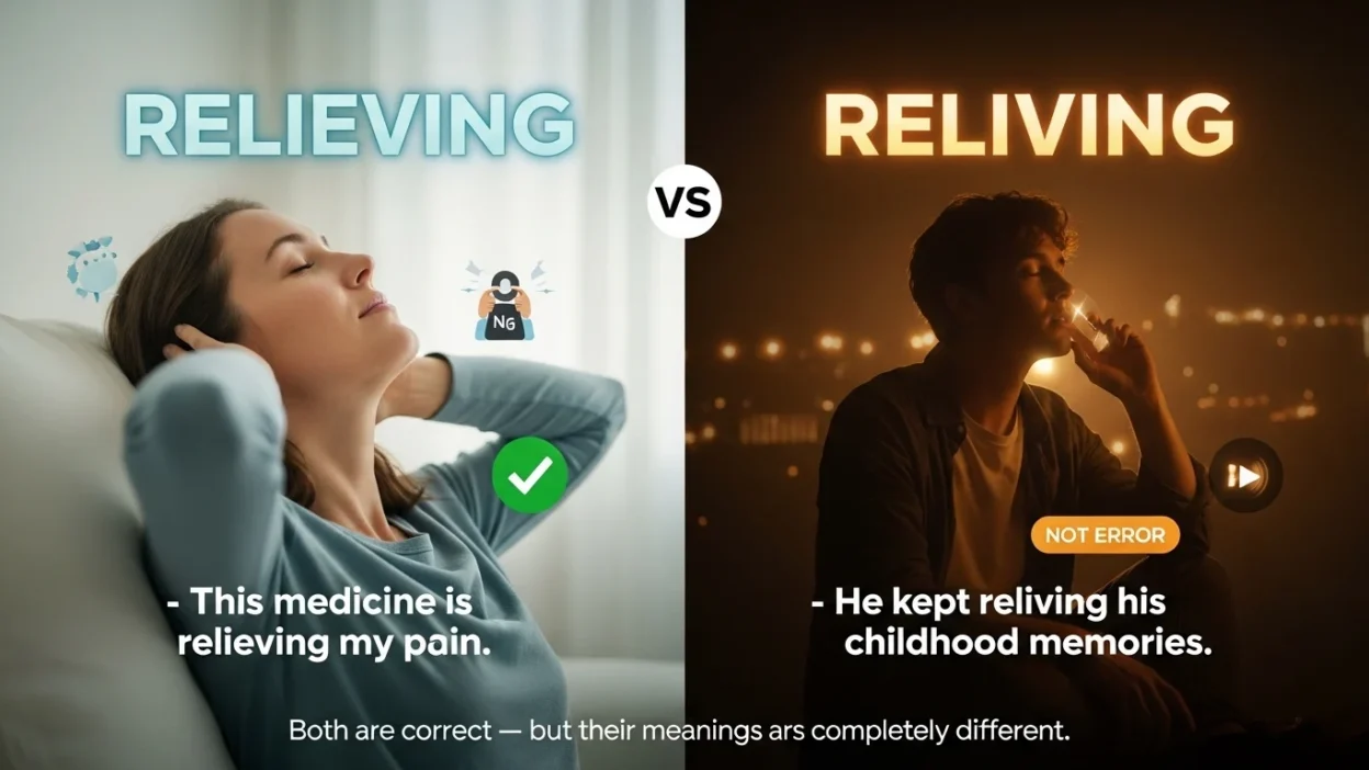 Relieving vs Reliving