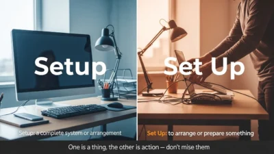 Setup vs Set Up