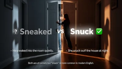 Sneaked vs Snuck