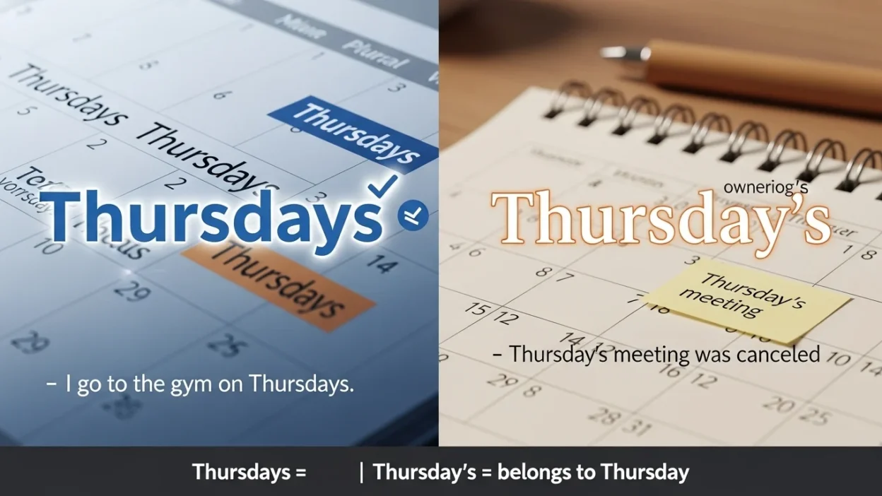 Thursdays vs Thursday’s