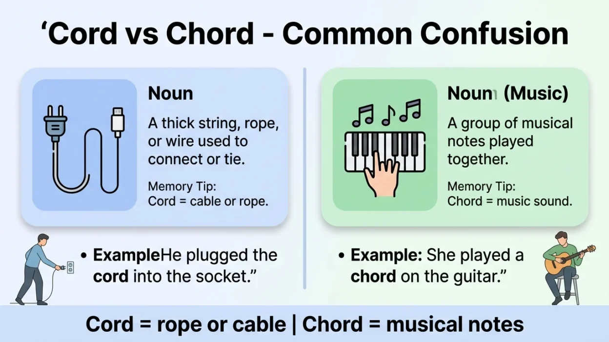 Cord vs Chord