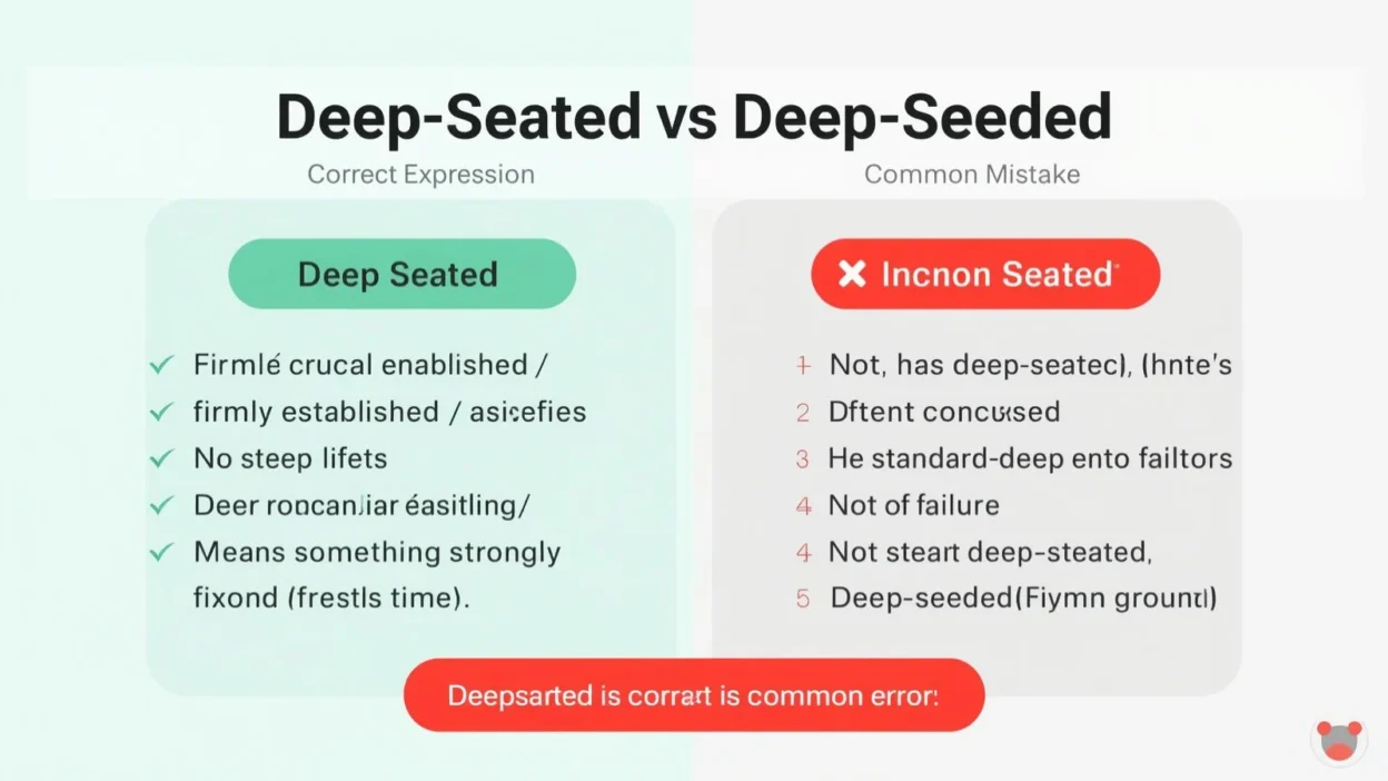 Deep-Seated vs Deep-Seeded