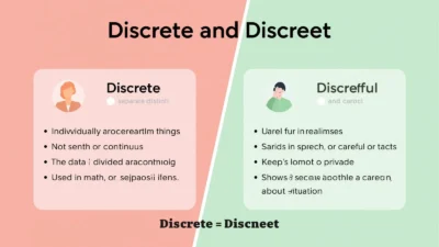 Discrete vs Discreet