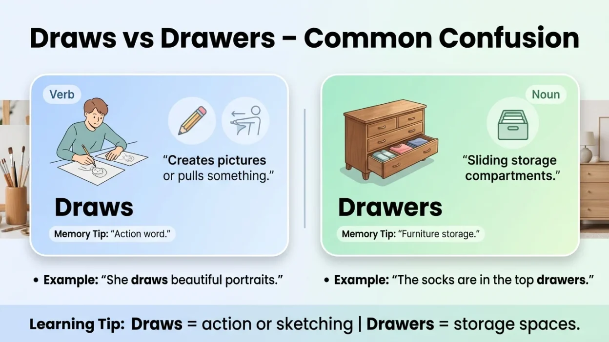Draws vs Drawers