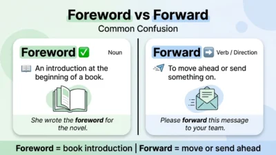 Foreword vs Forward