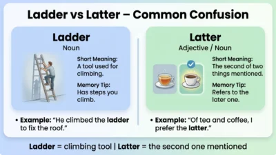 Ladder vs Latter