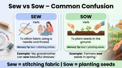 Sew vs Sow