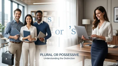 Plural or Possessive